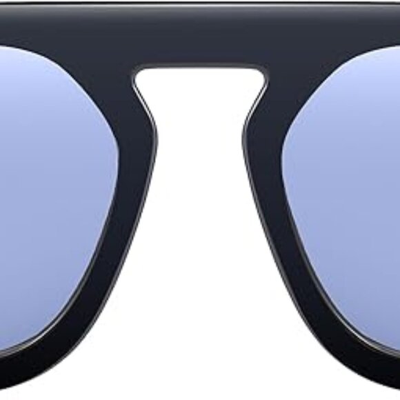 Trendy Square Aviator Sunglasses for Women, Vintage Flat Top Designer Shades main image 4